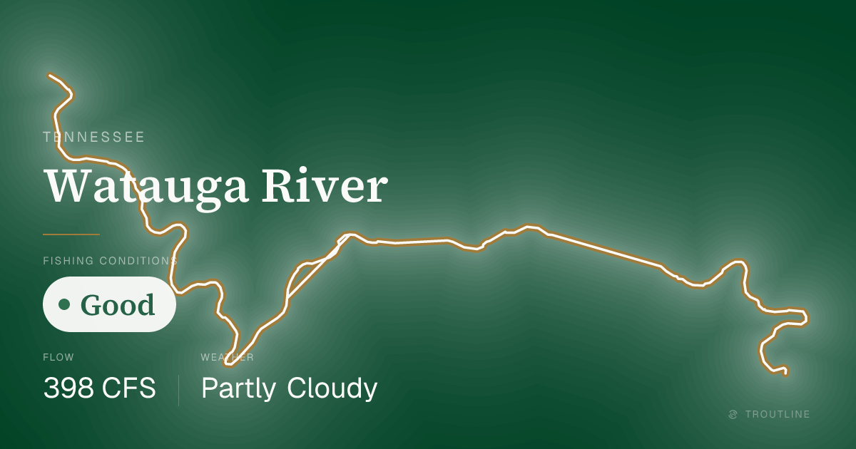 Watauga River Fishing Report & Conditions, Tennessee | Troutline